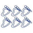 thumbnail image 1 of 100Pcs Cute Paper Clips, Foot Shaped Funny Slip Proof Portable Paper Clips for Office School Family, 1 of 8