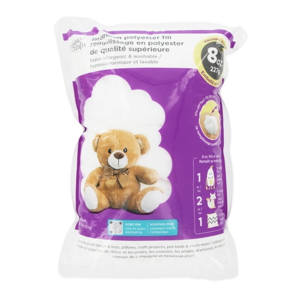UNIQUE CREATIV Premium Polyester Fill - 227 g (8 oz)