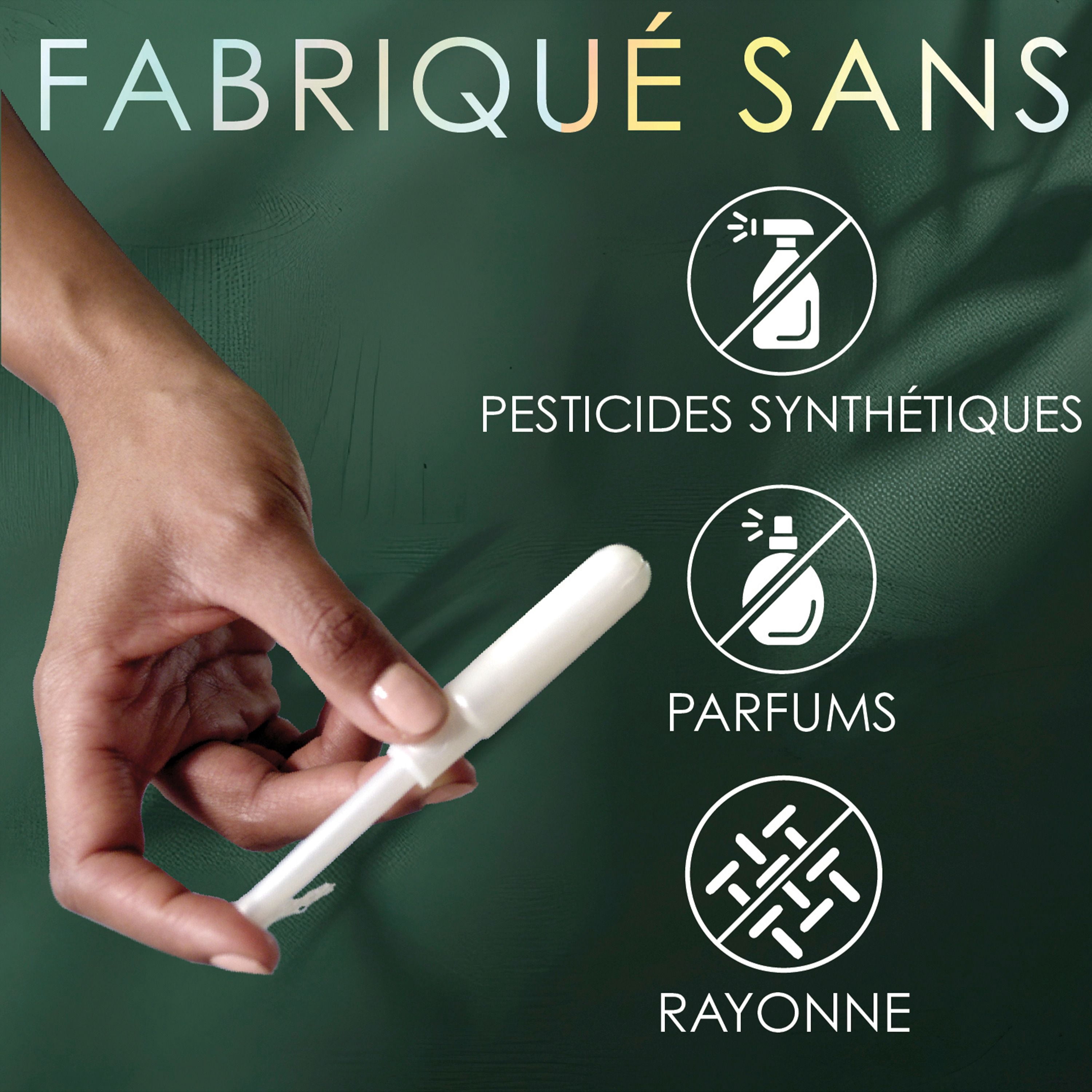 Tampons L., fabriqués à partir de coton biologique, degré d’absorption régulier/super, emballage multiple, sans pesticides synthétiques, rayonne ni parfums, 18 U