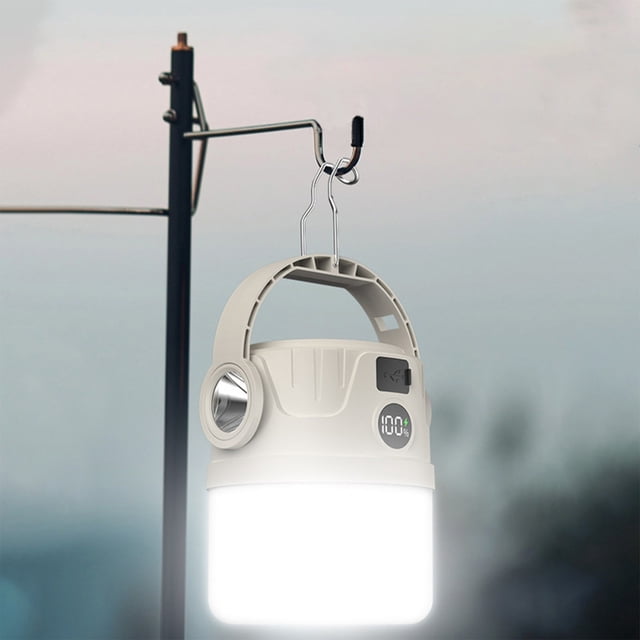 Chmadoxn Camping Light Camping Tent Light 1200mAH Multi Functional Lighting Rechargeable Portable Ambiance Light Outdoor Camping Light Camping Lamp