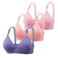 thumbnail image 1 of Yuyuzo 3PCS Push up Bras for Women Wireless Adjustable Strap Full Coverage Comfortable Everyday Bra, 1 of 3
