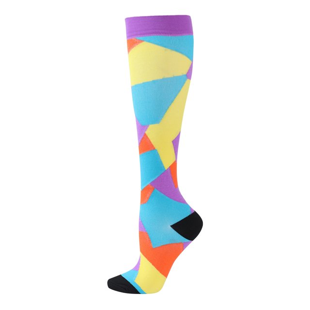 FhsagQ Socks Men's Socks Plus Size Set Exercise Stress Socks Elastic Socks Running Skipping Compression Socks Stockings Jacquard Calf Socks Mens Socks Teddy Watermelon Red S