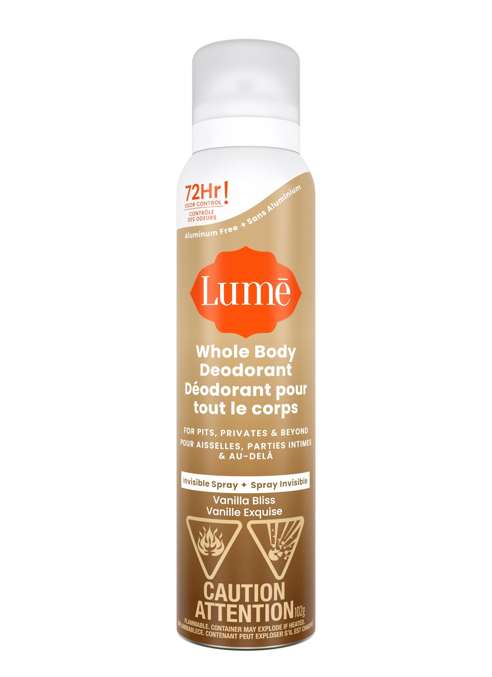Déodorant féminin Lume pour Tout le Corps - Solide Lisse - Sans Aluminium - Vanille Exquise, 75g