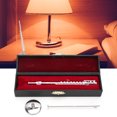 thumbnail image 4 of Mini Instrument de Musique, Flûte Miniature Portable et Durable, Flûte Miniature en Cuivre avec Support et Étui pour Amateurs de Musique Accessoire Modèle Cadeau, 4 of 8