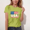 thumbnail image 4 of T-Shirt pour Enfants, Imprimé de la Fête de l'Indépendance à Manches Courtes et Col Rond, Haut Décontracté et Polyvalent pour Garçons et Filles de 3 à 15 Ans, 4 of 6