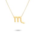 thumbnail image 2 of Maoww Constellation Theme Friendship Necklace Creative Comfortable Ins Exquisite Durable Rust-proof Lightweight Fashion Accessory Scorpio gold, 2 of 6