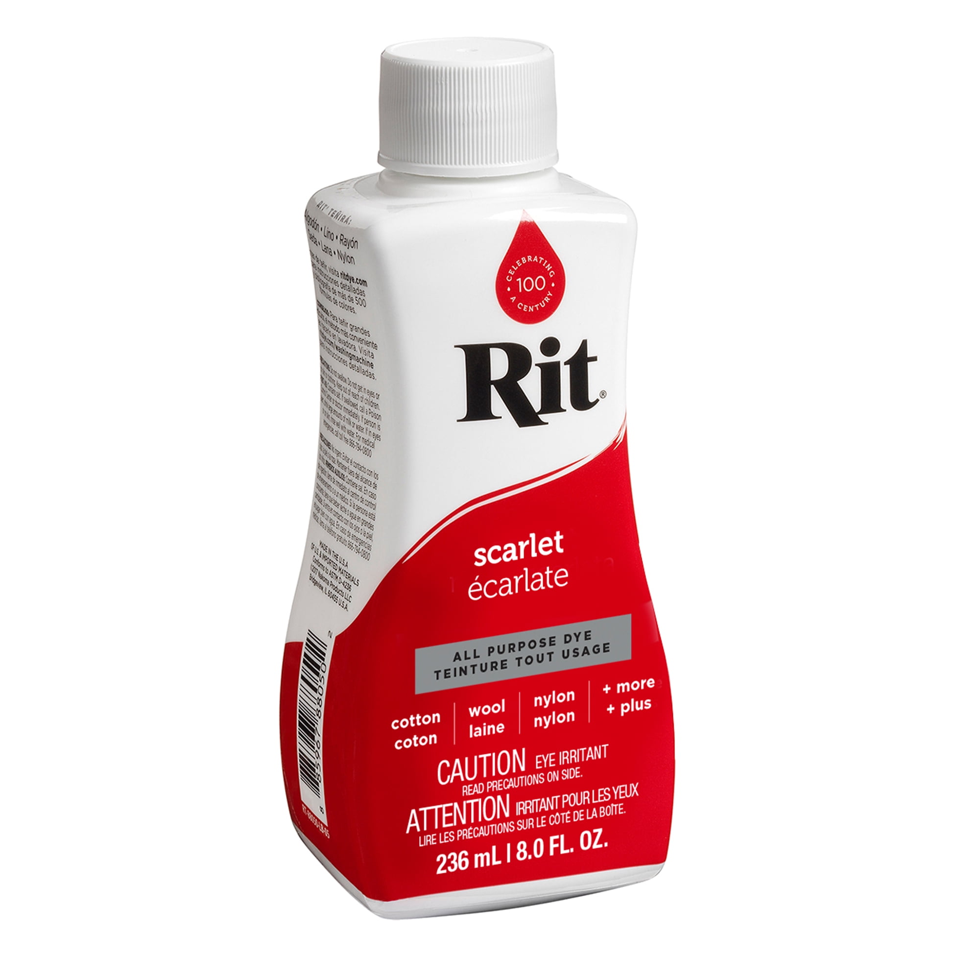 RIT All Purpose Liquid Dye, Coral, 236 mL (8 oz)