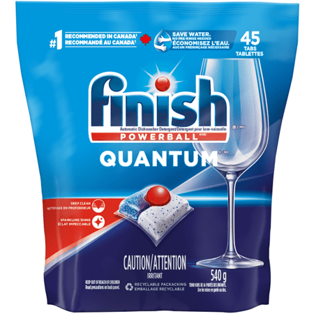 Dishwasher Detergent Pods, Quantum Max, Fresh, 45 Tablets, Shine and Glass Protect