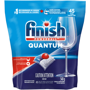 Dishwasher Detergent Pods, Quantum Max, Fresh, 45 Tablets, Shine and Glass Protect