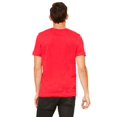 thumbnail image 2 of BELLA+CANVAS T-Shirt Jersey à Col en V pour Homme, 3TG, Rouge, 2 of 2