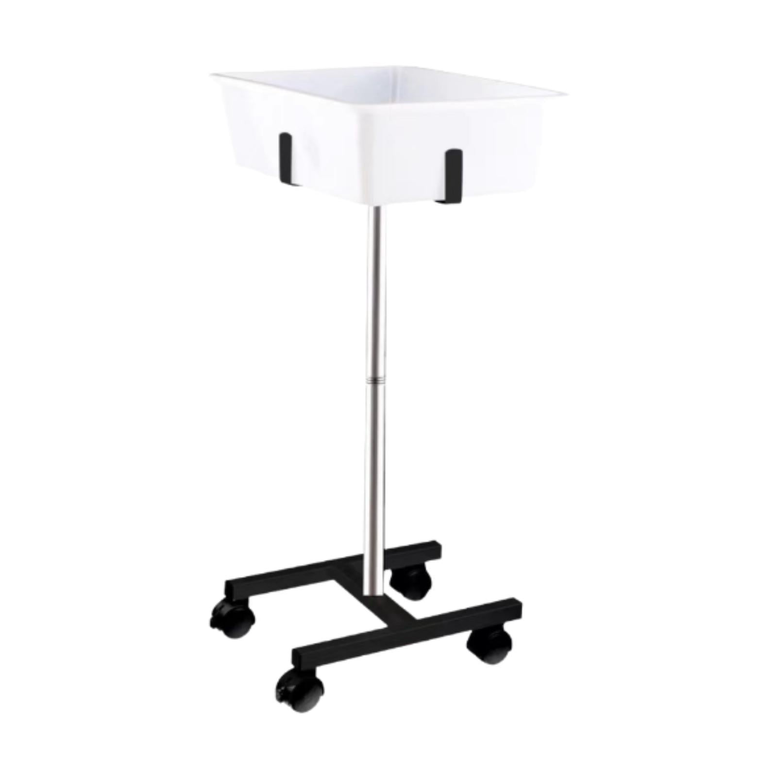 S SERENABLE Ball Storage Stand Table Tennis Equipment 4 Wheels Large Capacity Basin Training Ball Collection Basket for Storage 200 Balls