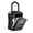 Black, variant on ORIA Key Lock Box, Wall Mounted Outdoor Waterproof Key Lock Box 4 Digit Combination Key Storage Box for Home Indoor Outdoor
