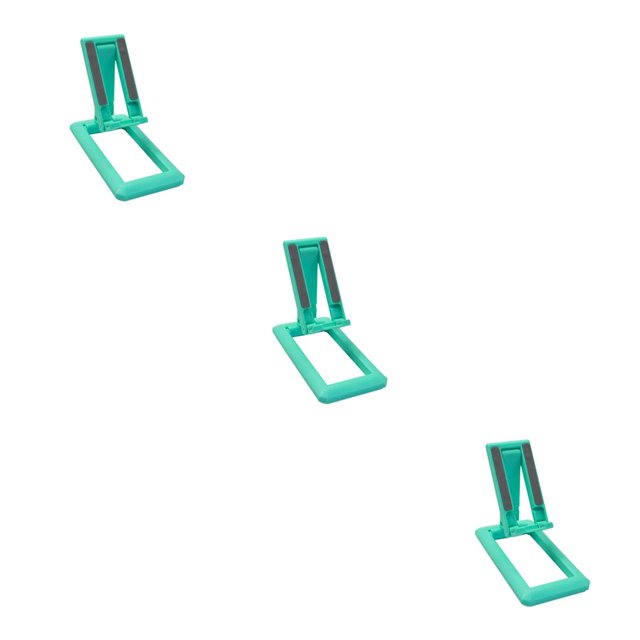 Wisewang Support de Téléphone Rétractable Support de Bureau pour Tablette Support de Tablette Plastique Antidérapant Plastique Antidérapant Support Mobile pour Maison Bureau Vert Ensemble de 3