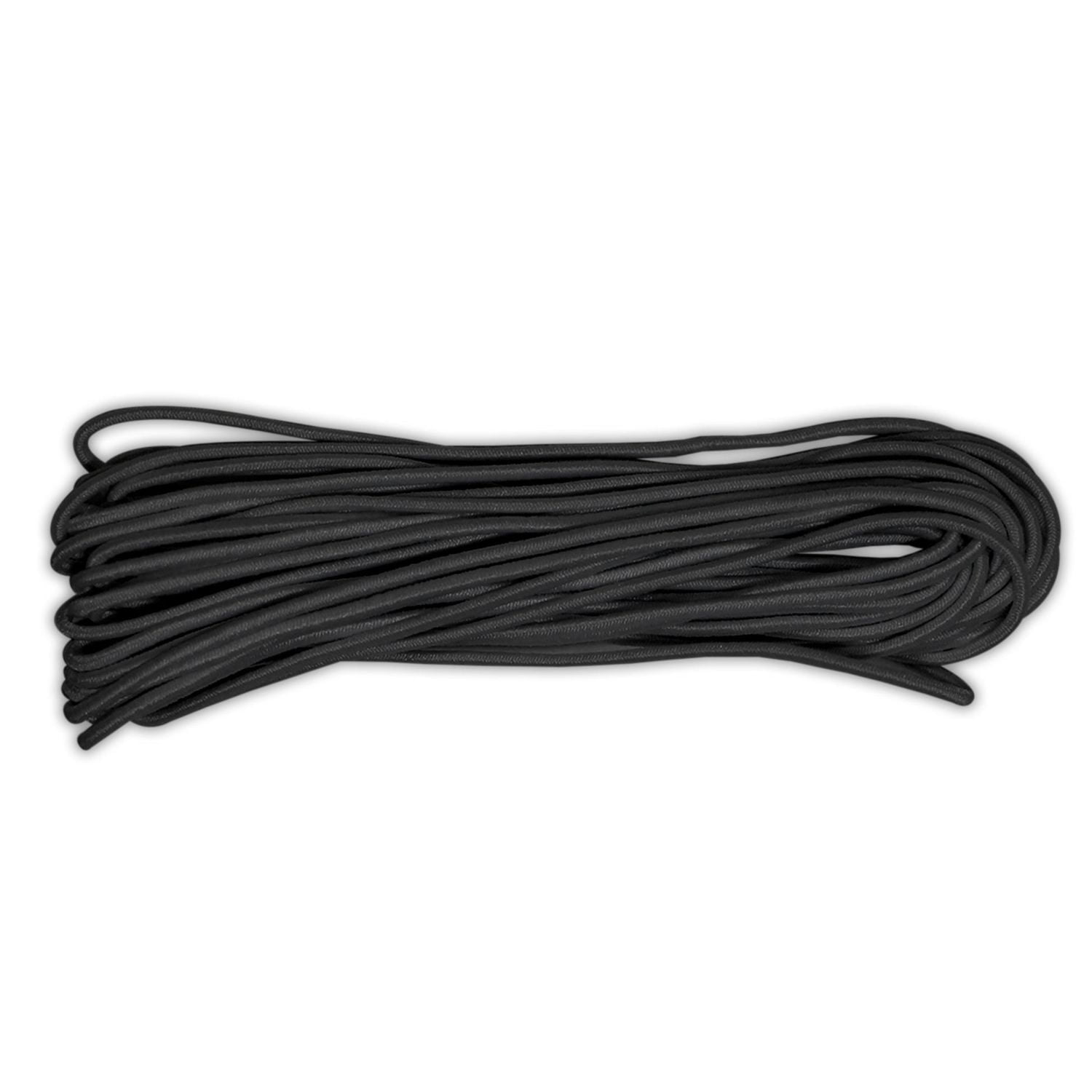 UNIQUE CREATIV Round Cord noir Elastic, 1.3 mm (0.05 in), 4.6 m (5.03 yd)