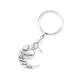 thumbnail image 4 of Key Chain Alloy Pendant Keyring Woman Key Holder metal pendant keyring Decor Key Ring Party Wedding Gift, D1002-Daughter, 4 of 9
