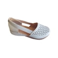 thumbnail image 1 of UKAP Lady Sandals Slip On Wedges Solid Color Shoes Travel Breathable White 6, 1 of 3