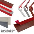thumbnail image 2 of Xingzhi Unchanged In Winter Doors Guard Seal Strip With TPE Soft And Hard Coextrusion And Packaging Length grey 1Set, 2 of 6