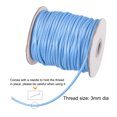 thumbnail image 3 of Unique Bargains Beading Thread Bracelet Weave Bead Craft Cord 3mm 39M/Roll (42-Yards) Decorative String, Light Blue, 3 of 7