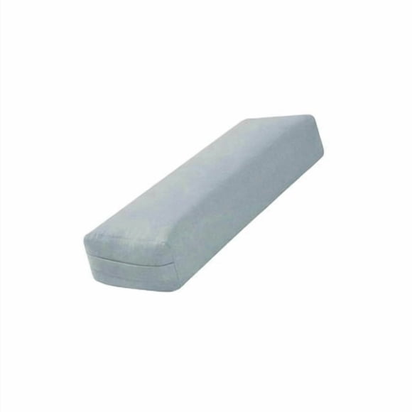 Traversin de Yoga Professionnel avec Poignée de Transport Traversin de Yoga Oreiller pour Jambes Yoga Réparateur Gris