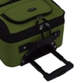 thumbnail image 3 of U.S. Traveler Rio Rugged Fabric Expandable Carry-On Luggage Set, Green, 2-Piece, 3 of 5