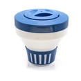 thumbnail image 1 of POINTERTECK Floating Pool Chlorine Dispenser Fits Up to 5 Pieces of 3-Inch Chlorine Tabs  Adjustable Flow Control for Small & Large Pools, 1 of 6