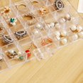 thumbnail image 4 of Earring Box Jewelry Storage Organizer Jewelry Storage Box Transparent 72 Grids Dustproof Earring Display Case For Women 3 Layers, 4 of 5