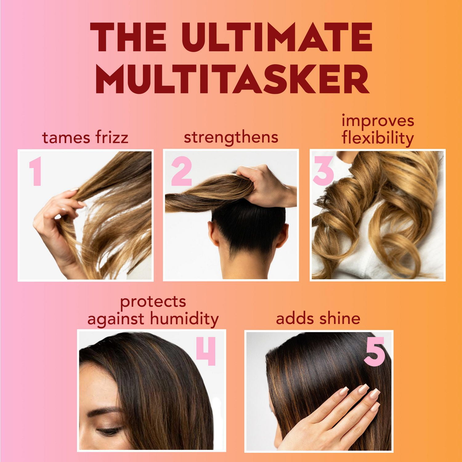 OGX Shampooing à l'Huile Lissante à la Kératine Anti-Frisottis pour Cheveux Frisottés, Grand Format