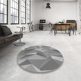 thumbnail image 4 of Ahgly Tapis Rectangulaire Lavable en Machine Intérieur Transitionnel Gris Foncé, 5 Pieds x 7 Pieds, 4 of 7