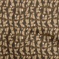 thumbnail image 1 of oneOone Viscose Chiffon Brown Fabric Abstract Craft Projects Decor Fabric Printed By The Yard 42 Inch Wide, 1 of 4