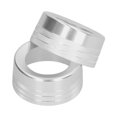 thumbnail image 4 of Ac Control  Knob Cover Air Condition Knob Trim 2pcs Aluminium Alloy Air Conditioning Switch  Knob Trim Fit For  2014-2018, 4 of 8
