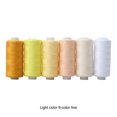thumbnail image 4 of Transemion 1/2/3 Premium Polyester Thread Spools - Kit For Home Sewing Polyester Is Light color 6-color 1 Pc, 4 of 6
