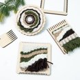 thumbnail image 3 of 5Pcs Wooden Knitting Loom Boards Rectangle Weaving Loom Kit Natural Wood Knitting Comb Small Frame Tools Set with Plastic Crochet Needles Wool Threads for DIY Weaving Handcrafts Beginners, 3 of 9