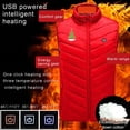 thumbnail image 4 of Lovzfmll Plus Size Heated Coat for Women, 8-Zone Heating Winter Jacket Red, 4XL, 4 of 8