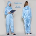 thumbnail image 2 of Anti-static Clothing Hooded jumpsuit Reusable Protective Clothes  Isolated From Human Contact  Dust-proof And Anti-static, 2 of 8
