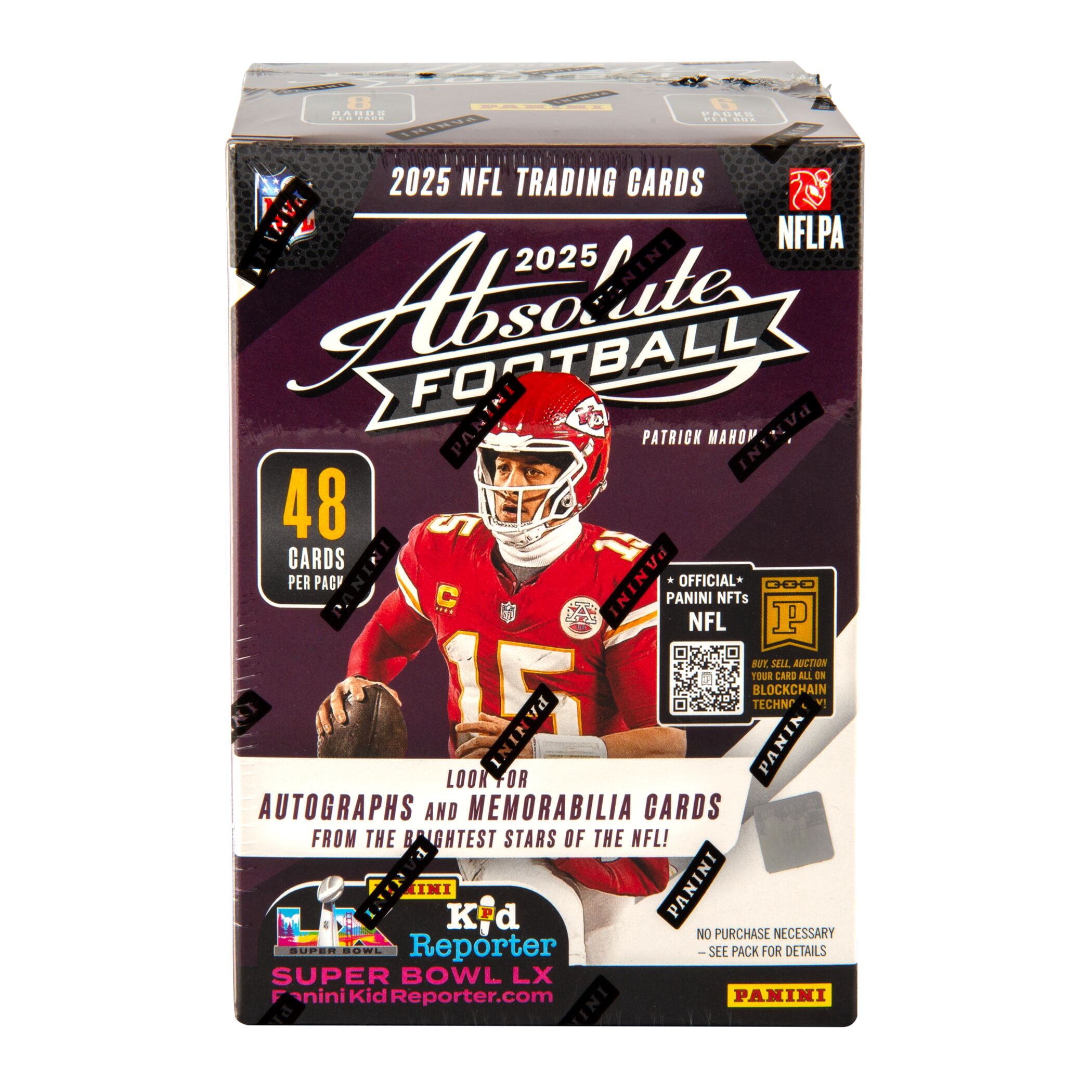 2025 Panini Absolute Football Trading Cards Blaster Box
