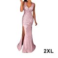 thumbnail image 3 of Baohd Robe de Soirée Tenue de Fête Vêtements Festifs Sans Manches Lavable Beau Attrayant Rose TTG, 3 of 6