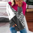 thumbnail image 1 of 2023 Chandail à Capuchon Surdimensionné pour Femmes Col Rond Mode Décontractée Manches Longues Imprimé Chandail en Molleton Hauts Blouse Costumes Halloween/noël 50 % de Rabais Liquidation, 1 of 5