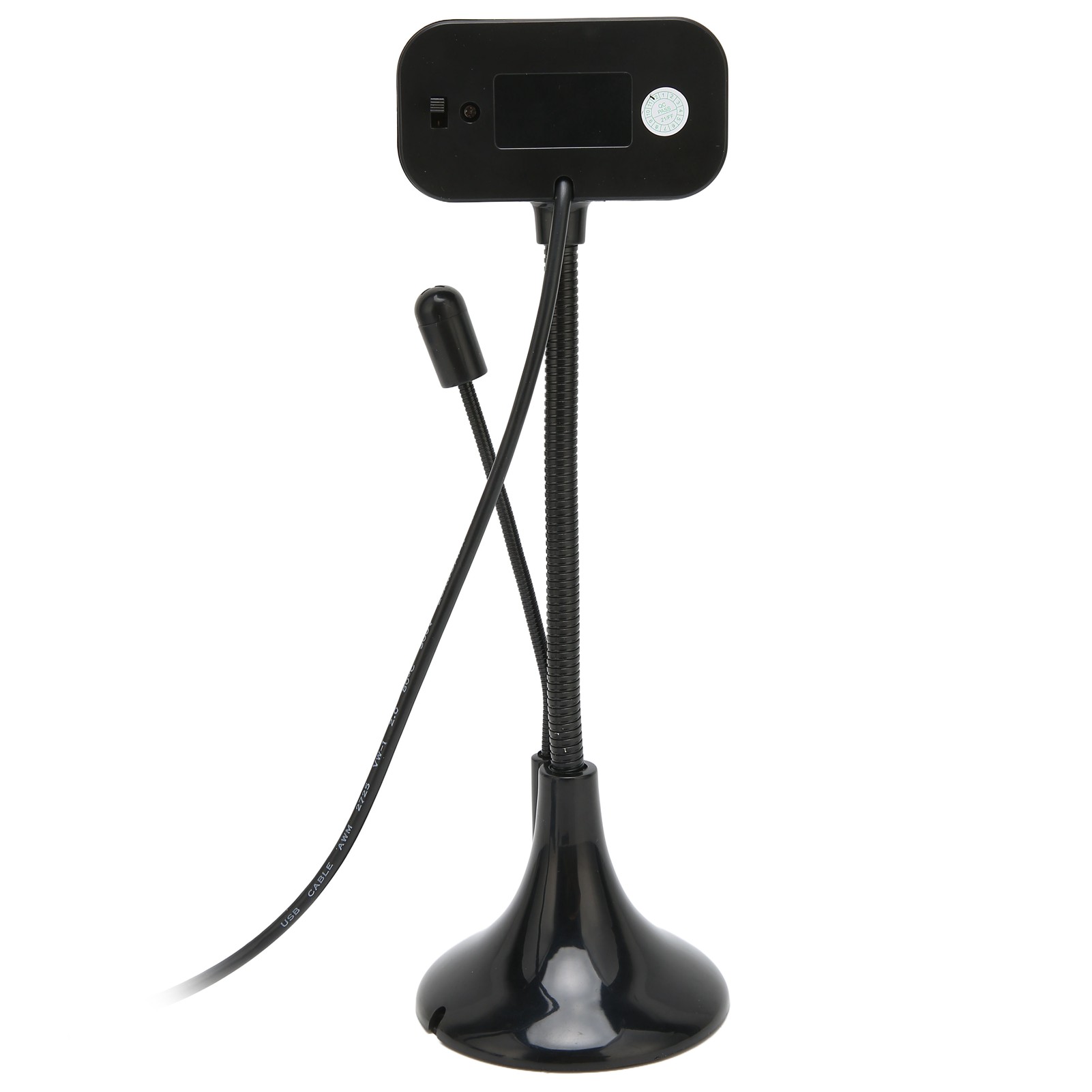 Loewten Webcam With Microphone,PC Camera,Web Camera High Definition Manual Focus USB Streaming Webcam With LED Fill Light Microphone