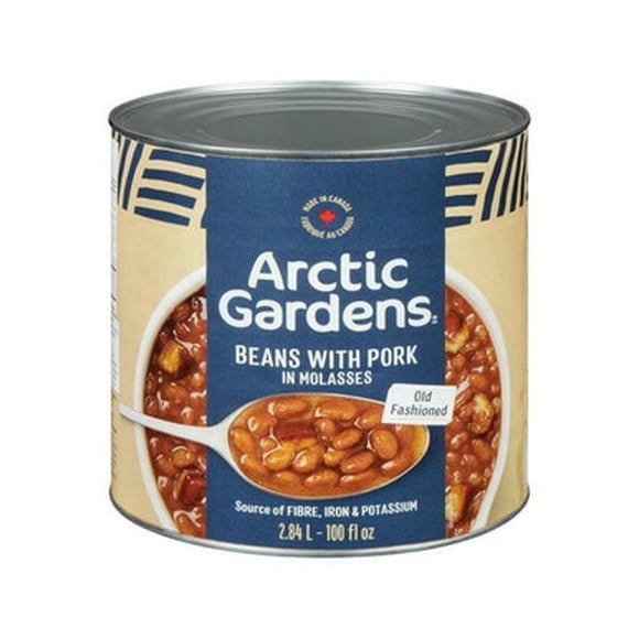 Arctic Gardens Baked Beans With Pork Old Fashioned Large 2.84L/96 oz - Canadian Made