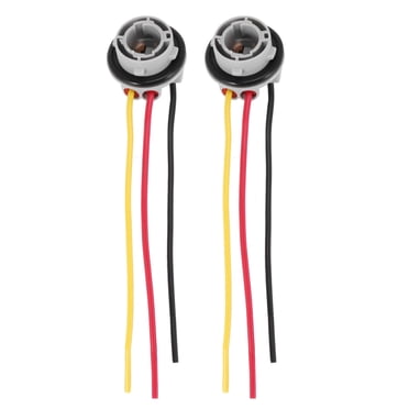 2Pcs 1157 Bay15D Lamp Holder Bulbs P21/5W Adapter Base Socket Connector Plastic Car Accessories For Brake Light,2* 1157 lights base socket