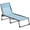 Light Blue, variant on Outsunny Outdoor Folding Lounge Chair, 4-Level Adjustable Chaise Lounge with Headrest, Tanning Chair Beach Bed, Reclining Lounger Cot for Camping, Hiking, Backyard, Multicoloured