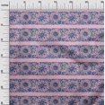 thumbnail image 2 of oneOone Polyester Lycra Fabric Leaves & Floral Block Print Fabric BTY 56 Inch Wide, 2 of 4