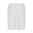 thumbnail image 4 of EOYWHK Men's Linen Shorts Elastic Waist Lounge Shorts Casual Solid Color Sleep Shorts with Drawstring Pockets, 4 of 6