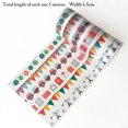 thumbnail image 3 of Coofit 6 Rolls Christmas Masking Planner Tape Cute Tearable Cartoon Craft Tape, 3 of 10
