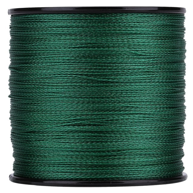 Qiilu 1pc 300m PE Braided 4 Strands Super Strong Fishing Lines Multi-filament Fish Rope Cord Green ,Fishing Line, Multifilament Fish Line