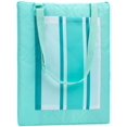thumbnail image 2 of Martha Stewart Collection Auvent Matelassé à Rayures Converti Turquoise Combo, 2 of 2