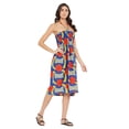 thumbnail image 3 of Oussum Robe Tube Courte pour Femmes Sans Manches, Robes d'Été, Bleu Royal, 3 of 7