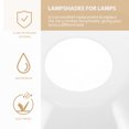 thumbnail image 4 of SHISUYAN Acrylic Lamp Shade Pendant Lamp Shade Replacement Hanging Lamp Cover for Home, 4 of 9