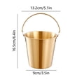 thumbnail image 3 of Stainless Steel Ice BucketCreative Champagne BucketBar Beer BucketRestaurant Food ContainerFrench FriesFried ChickenSnack Bucket, 3 of 6