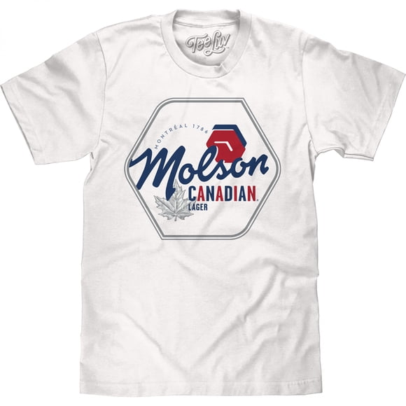Molson Canadian Lager Hexagon Logo T-Shirt-3XLarge